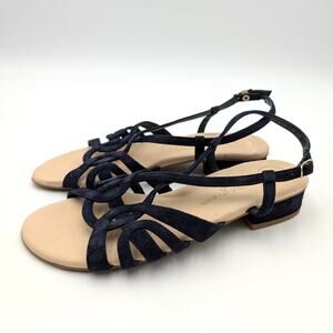 Paul Green Rumi Sandals Adjustable Women's Navy Blue Size US8/UK5.5 EU38.5
